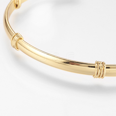 Brass Cuff Bangles X-BJEW-K153-02E-1
