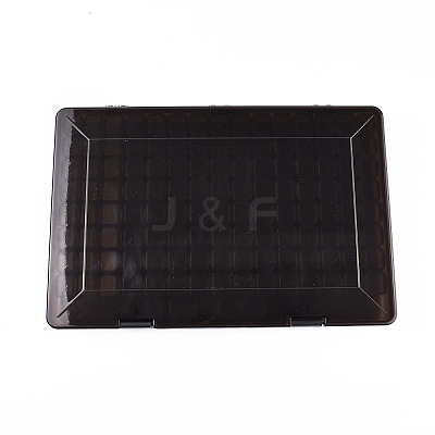 124 Grids Polypropylene(PP) Craft Organizer Case Storage Box CON-K004-08-1