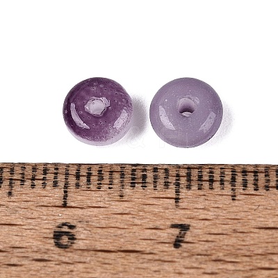 Baking Paint Imitation Jade Glass Beads GL-N006-01A-02-1