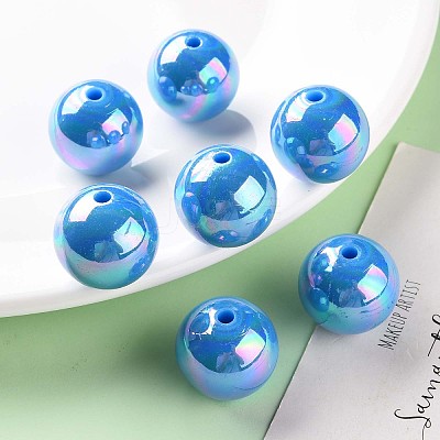 Opaque Acrylic Beads X-MACR-S370-D20mm-9-1