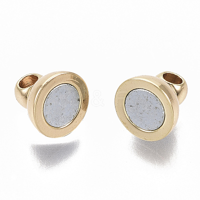 Brass Magnetic Clasps X-KK-S354-213A-NF-1