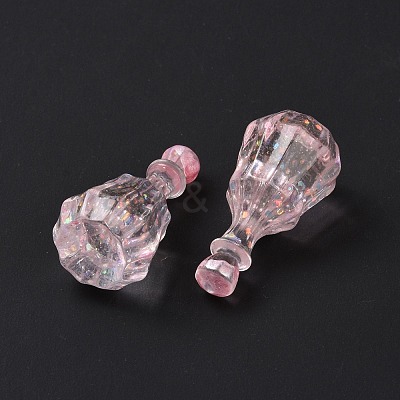 Dummy Bottle Transparent Resin Cabochon LS-RESI-E025-06B-1