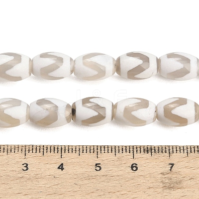 Tibetan Style dZi Beads Strands GG-CBA4812-C06-8X12MM-1