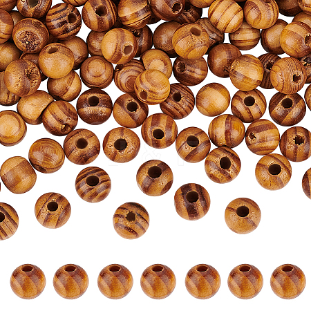 Olycraft 200Pcs Wood Beads WOOD-OC0003-68B-LF-1