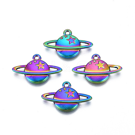 Rainbow Color Alloy Pendants PALLOY-N156-207-1