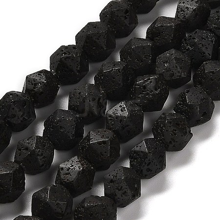 Natural Lava Rock Beads Strands G-G175-B15-01-1