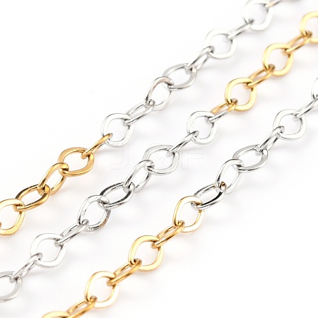 Two Tone 304 Stainless Steel Cable Chains CHS-B001-23-1