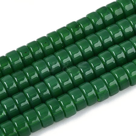 Imitation Jade Glass Beads Strands LS-GLAA-N027-3x6mm-02-1