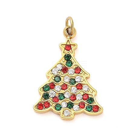304 Stainless Steel Rhinestone Pendants LS-FIND-I062-01G-01-1