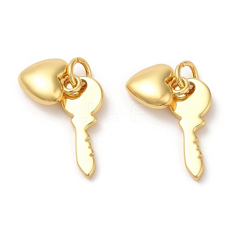 Eco-Friendly Brass Pendants X-KK-M246-20G-1