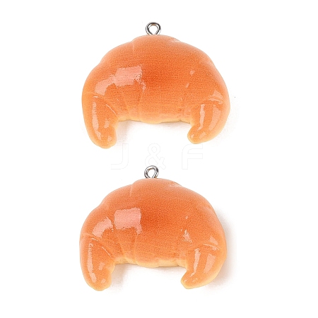 Opaque Resin Imitation Food Pendants RESI-Q232-08C-1