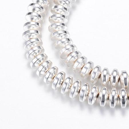 Electroplate Non-magnetic Synthetic Hematite Bead Strands G-Q465-19S-1