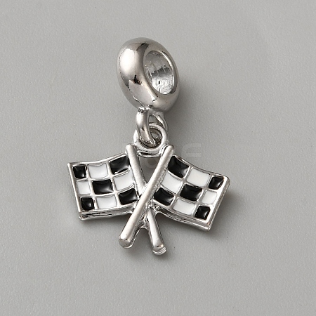 Alloy Enamel European Dangle Charms FIND-WH0173-301-1