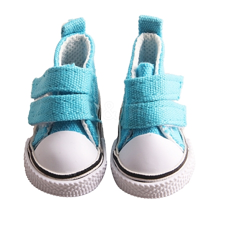 Imitation Leather Doll Casual Canvas Shoes PW-WG22069-01-1