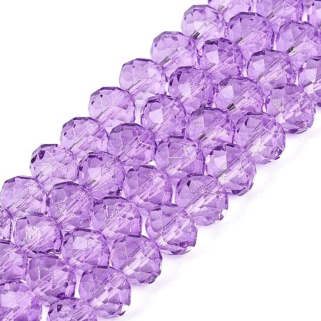 Baking Paint Glass Beads Strands EGLA-Q120-D-B01-1