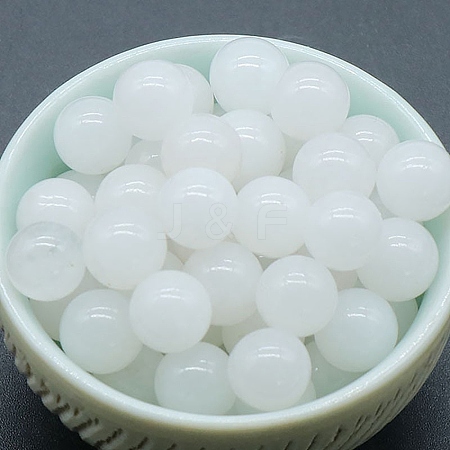 Natural White Jade Crystal Ball PW-WG45243-13-1