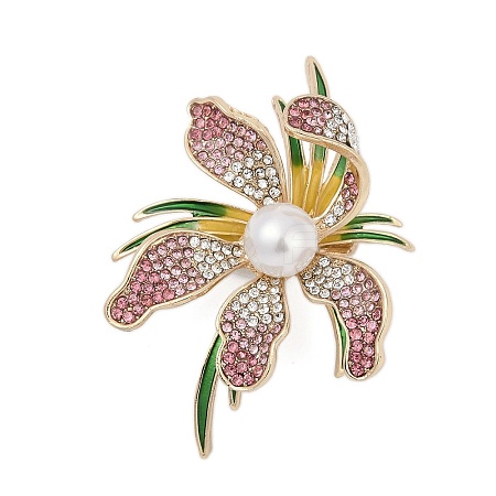 Orchid Enamel Pins LS-PALLOY-D361-21G-01-1