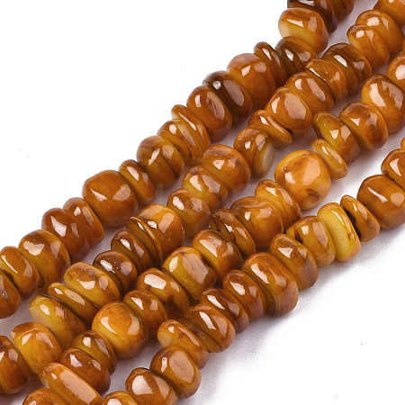 Natural Trochid Shell/Trochus Shell Beads Strands SHEL-S258-081-B09-1