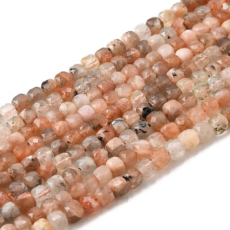 Natural Sunstone Beads Strands G-RM2025-C30-C-1