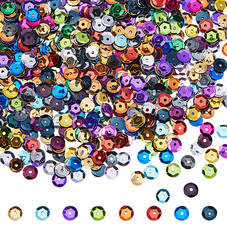 150G Plastic Paillette Beads PVC-DC0001-09-1