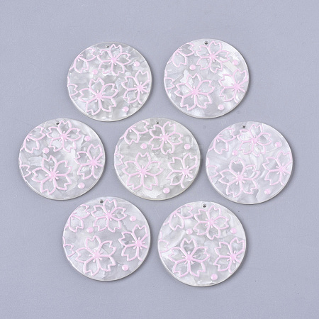 Cellulose Acetate(Resin) Pendants X-KY-S163-019D-1