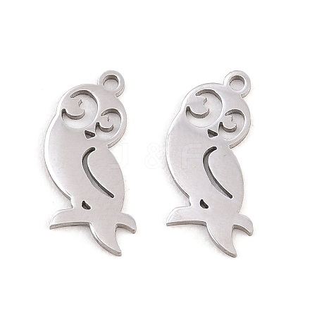 304 Stainless Steel Charms STAS-E521-07P-05-1