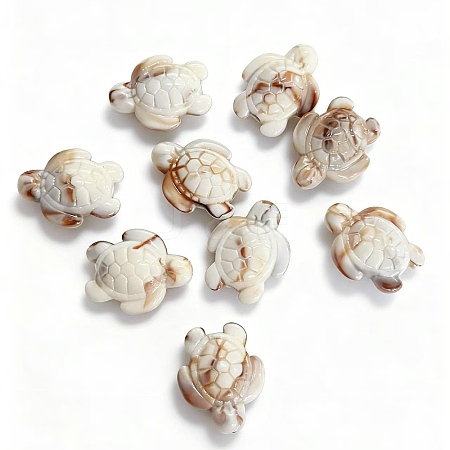 Opaque Acrylic Beads OACR-H034-46B-1