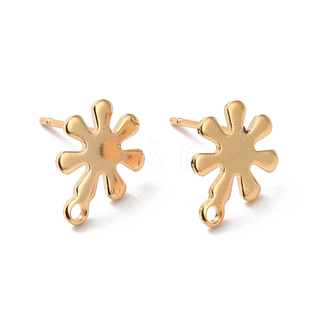 201 Stainless Steel Stud Earring Findings STAS-K241-06G-1