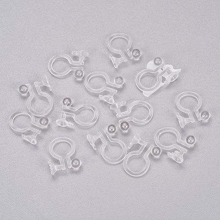 Clear Plastic Clip-on Earring Converter LS-X-KY-P005-01-1