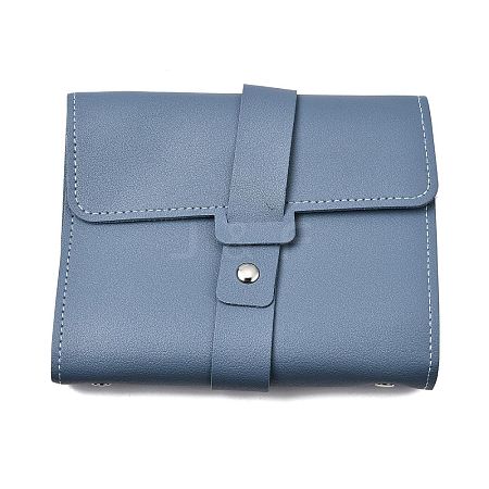 CutHollow 1Pc PU Imitation Leather Earring Storage Bags EDIS-CL0001-01C-1