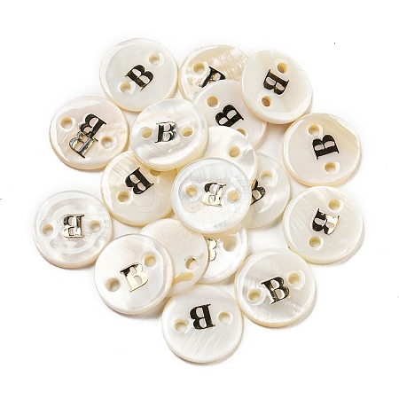 Freshwater Shell Buttons BUTT-Z001-01B-1