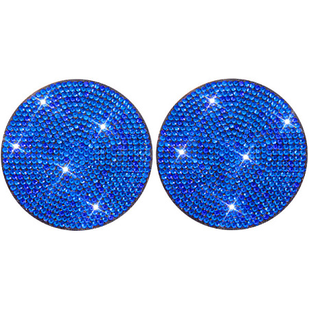 PVC Rhinestone Anti-slip Coaster PW-WGFA6AD-04-1