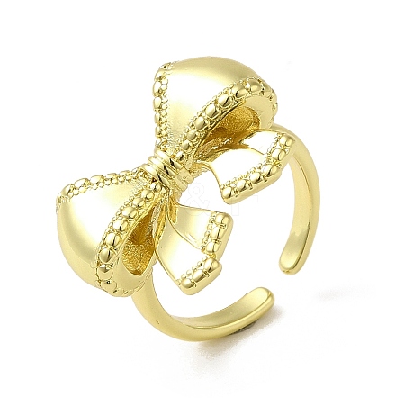 Brass Cuff Rings for Women RJEW-D026-02G-1