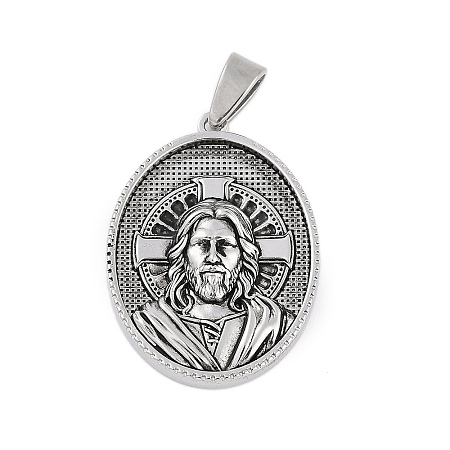 304 Stainless Steel Pendants LS-STAS-M103-01AS-03-1