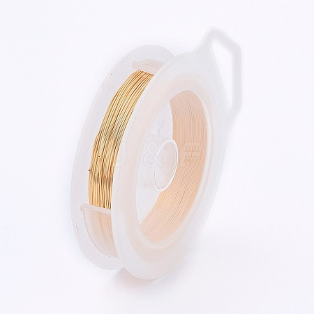 Round Copper Wire for Jewelry Making CWIR-WH0001-0.6mm-07-1