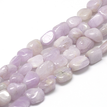 Natural Kunzite Beads Strands G-R445-8x10-29-1