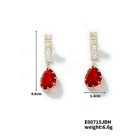 Chic French Style Teardrop Stud Earrings for Women DS3983-4-1