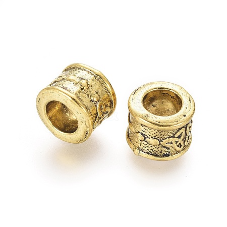 Tibetan Style European Beads LS-GLF11489Y-1