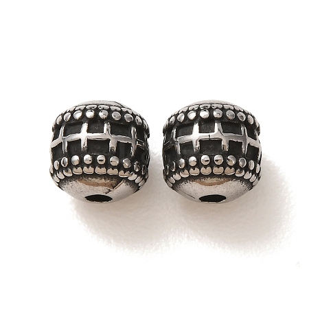 304 Stainless Steel Beads SA-CBA9DCB-13AS-1