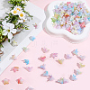 140Pcs Resin Bead Caps RESI-SC0006-87-7