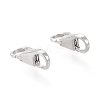 Rhodium Plated 925 Sterling Silver Lobster Claw Clasps STER-K172-01P-3