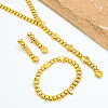 Vintage Alloy Heart Patch Y Chain Necklaces & Bracelets & Earring Set for Women KX6295-3