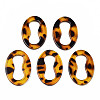 Two Tone Transparent Acrylic Linking Rings OACR-S038-030-1