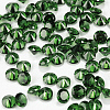 Diamond Shaped Cubic Zirconia Pointed Back Cabochons ZIRC-R004-7mm-08-1