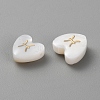5Pcs Natural White Shell Beads BSHE-TAC0004-02B-2