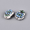 Handmade Porcelain Ceramic Beads PORC-Q005-08D-2