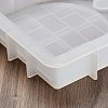 DIY Square with Rampart Pattern Candle Silicone Molds LS-DIY-G113-09B-5