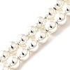 Electroplated Synthetic Magnetic Hematite Beads Strands X-G-L613-F01-01D-1