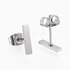 Tarnish Resistant 304 Stainless Steel Stud Earrings X-EJEW-H350-24P-2