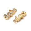 304 Stainless Steel with Crystal Rhinestone Charms STAS-G358-05G-07-2